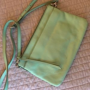 Fossil Crossbody Light Teal Seafoam